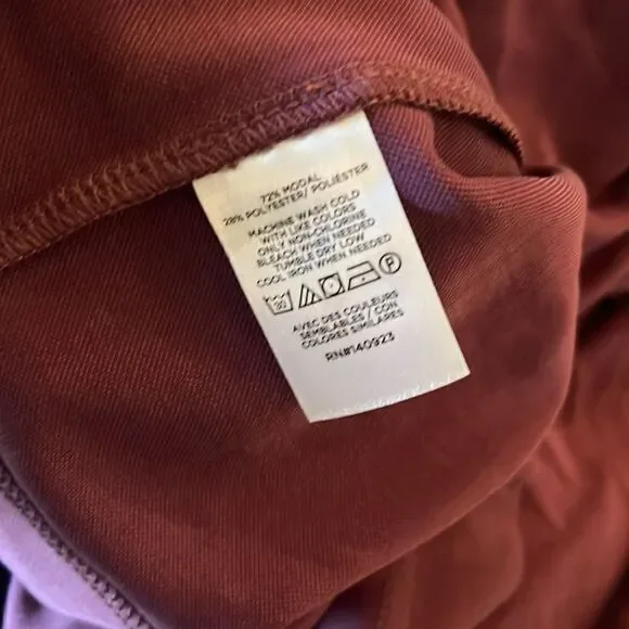 Lou & Grey Sandwashed Midi Pocket Shirtdress, size S - Picture 12 of 12